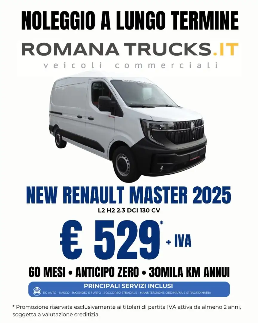 Renault Master L2 H2 130CV PROMO PRONTA CONSEGNA Bianco - 1