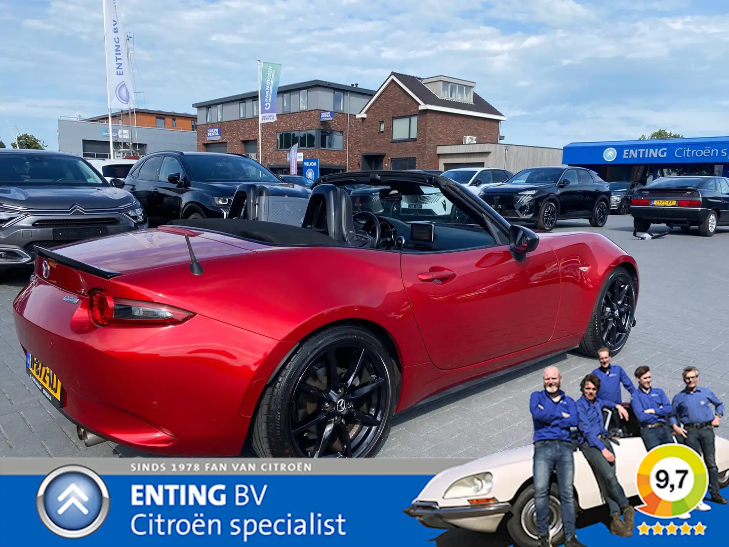 Mazda MX-5 1.5 SkyActiv-G 131 GT-M NAVI LEER+ STOELVERWARMING Rood - 2