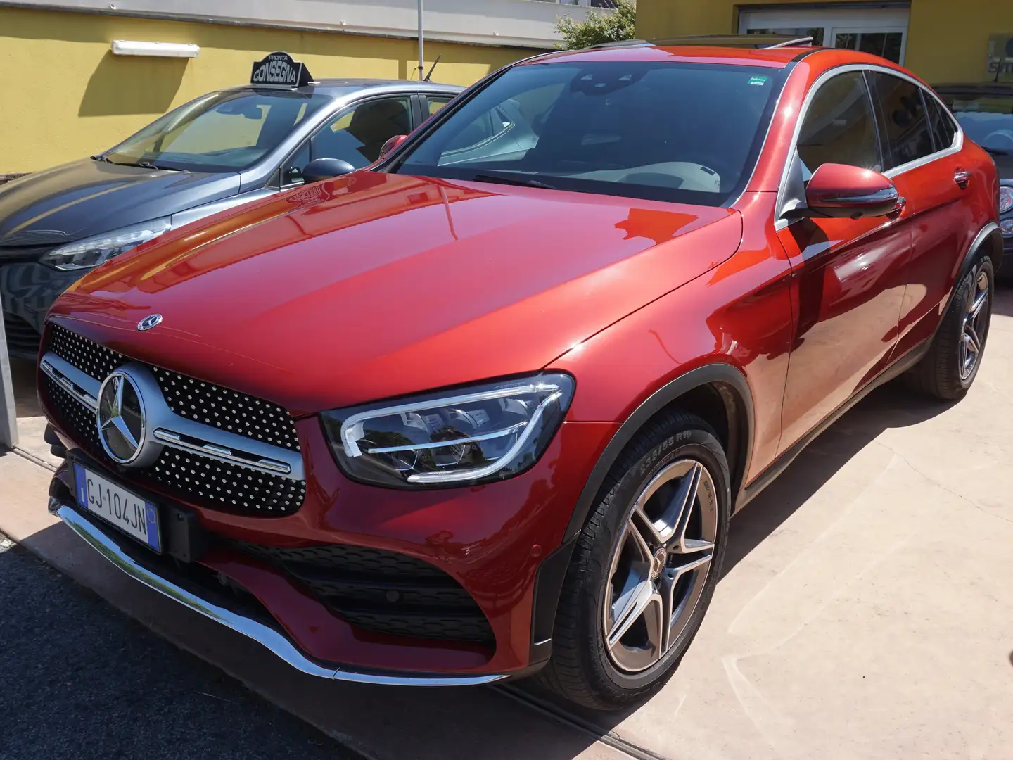Mercedes-Benz GLC 220 GLC Coupe 220 d Premium Plus 4matic*TETTO* Rosso - 2