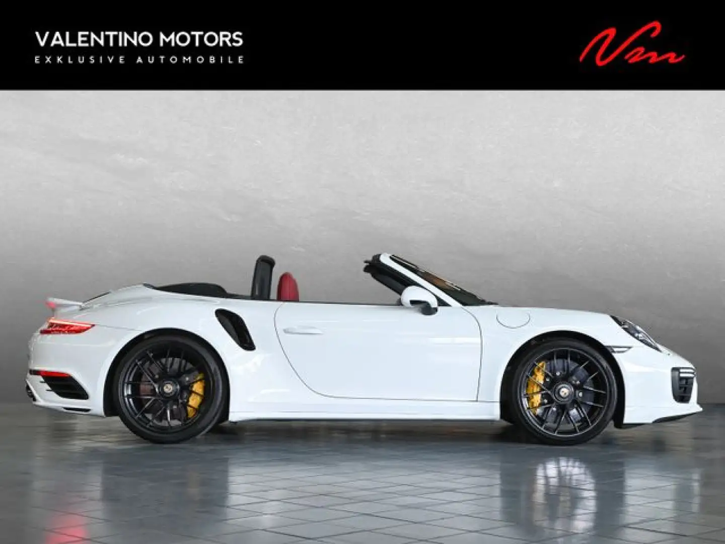 Porsche 911 Turbo S Cabrio - Sportsitze+|Burmester|PDLS+ Weiß - 2