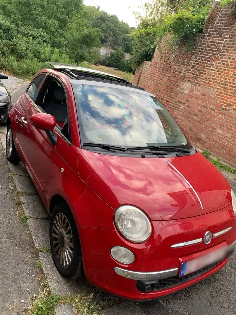 Fiat 500 0.9 T TwinAir Stop Rouge - 1