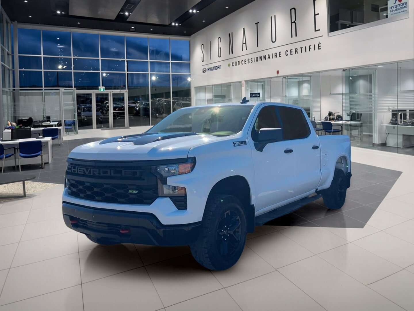 2024 Chevrolet Silverado 1500 CUSTOM TRAIL BOSS Z71 CREW CAB 4X4, BEDLINER, CARP