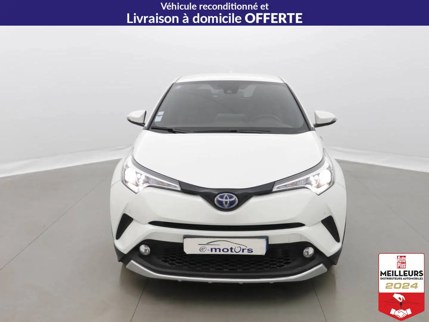 Toyota C-HR 122h 122cv Distinctive +GPS Blanc - 2