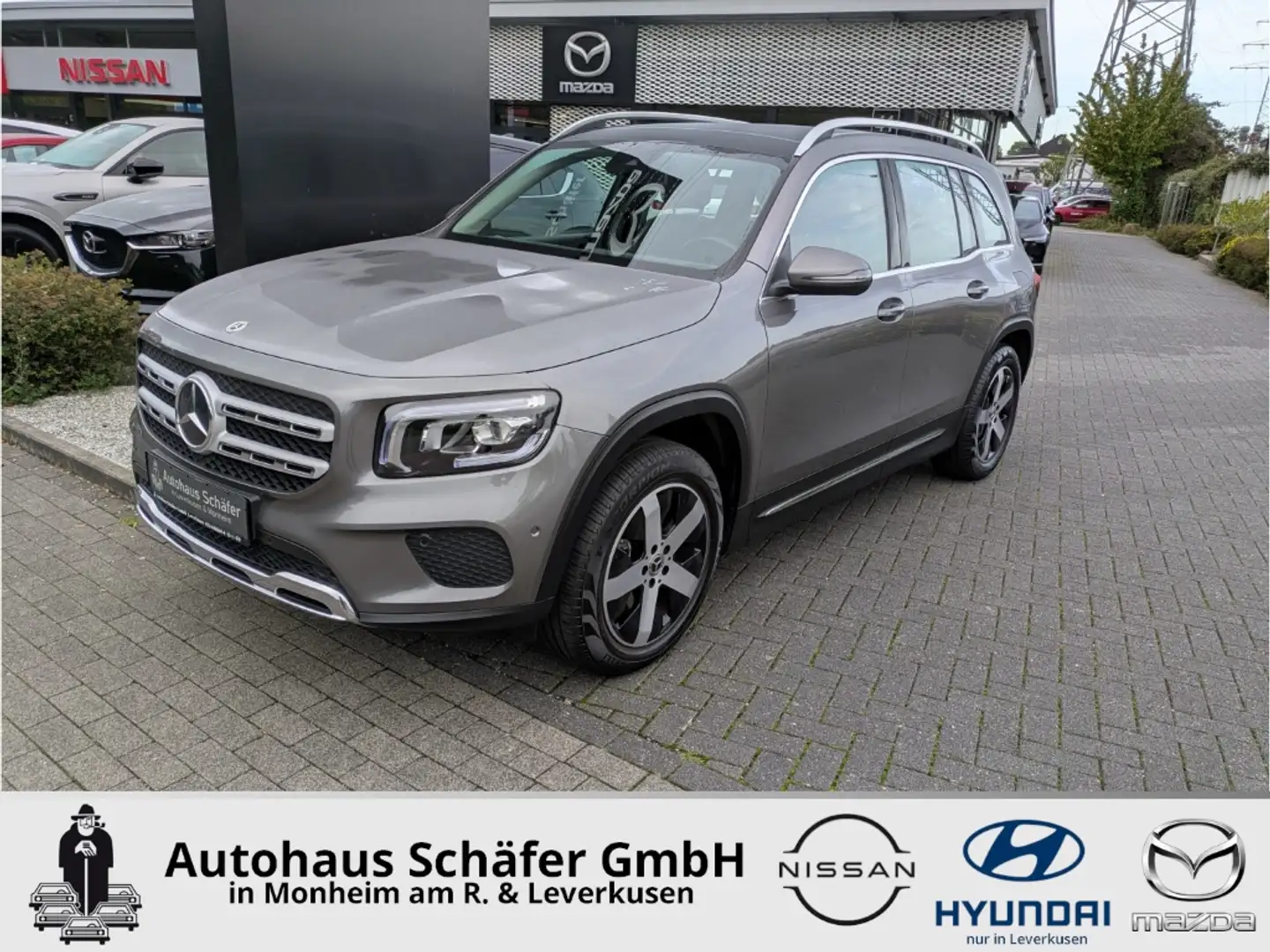 Mercedes-Benz GLB 200 Progressive El. Panodach LED SHZ Temp Klimaautom N Gris - 1