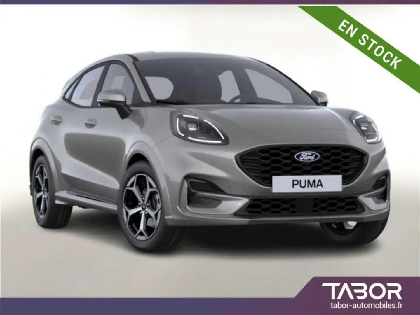 Ford Puma 1.0 EB 125 MHEV ST-Line LED Cam Argent - 1