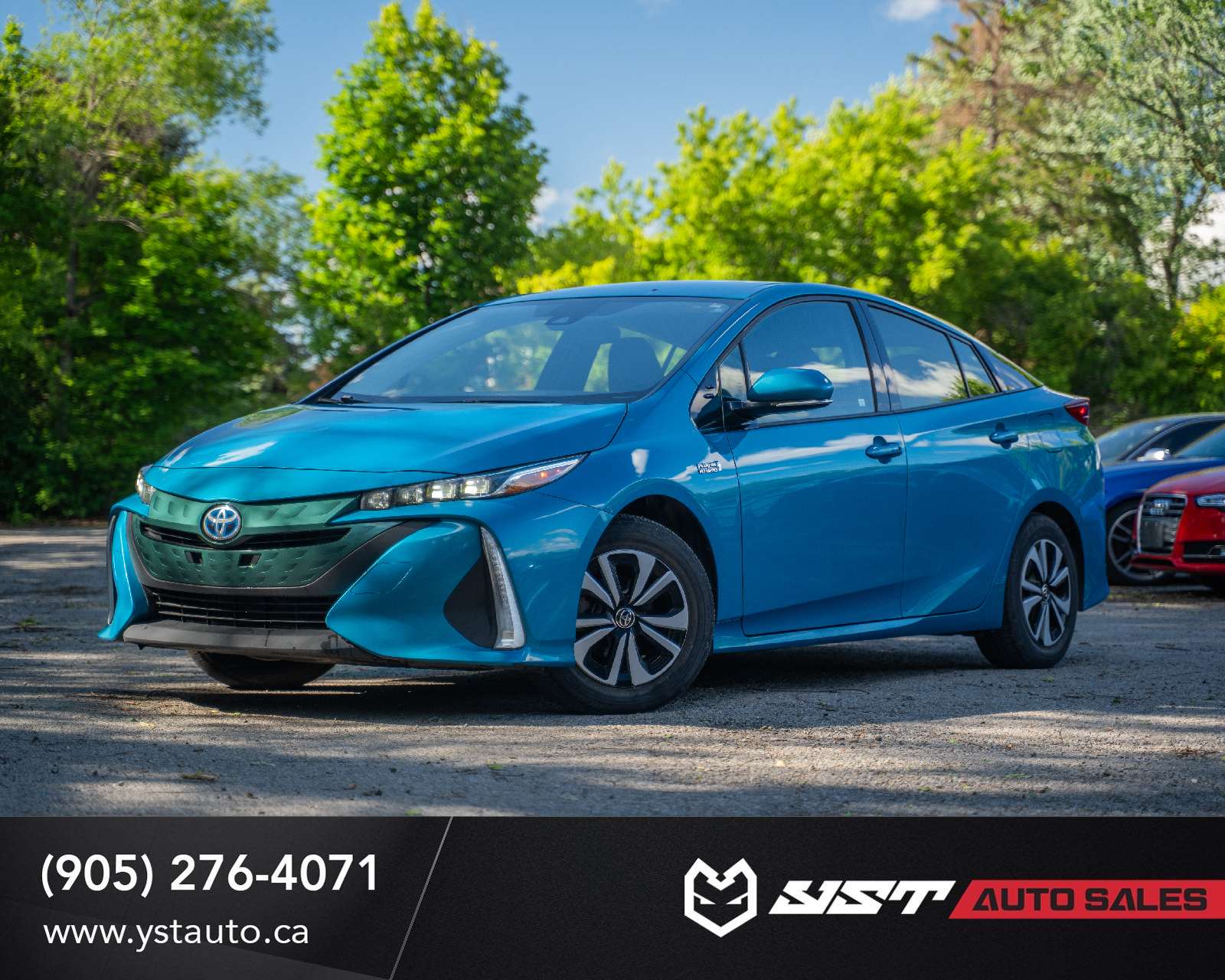 Blue 2018 Toyota Prius Prime Sedan Automatic