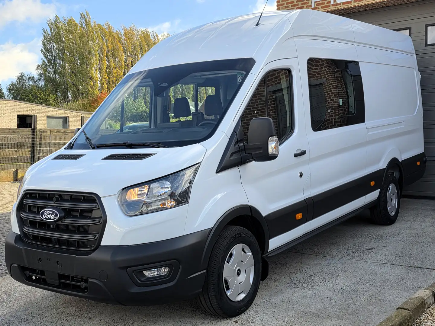 Ford Transit L4H3 4X4 41.990EX Dub Cab 6zits 165PK NIEUW 2025 Blanc - 2