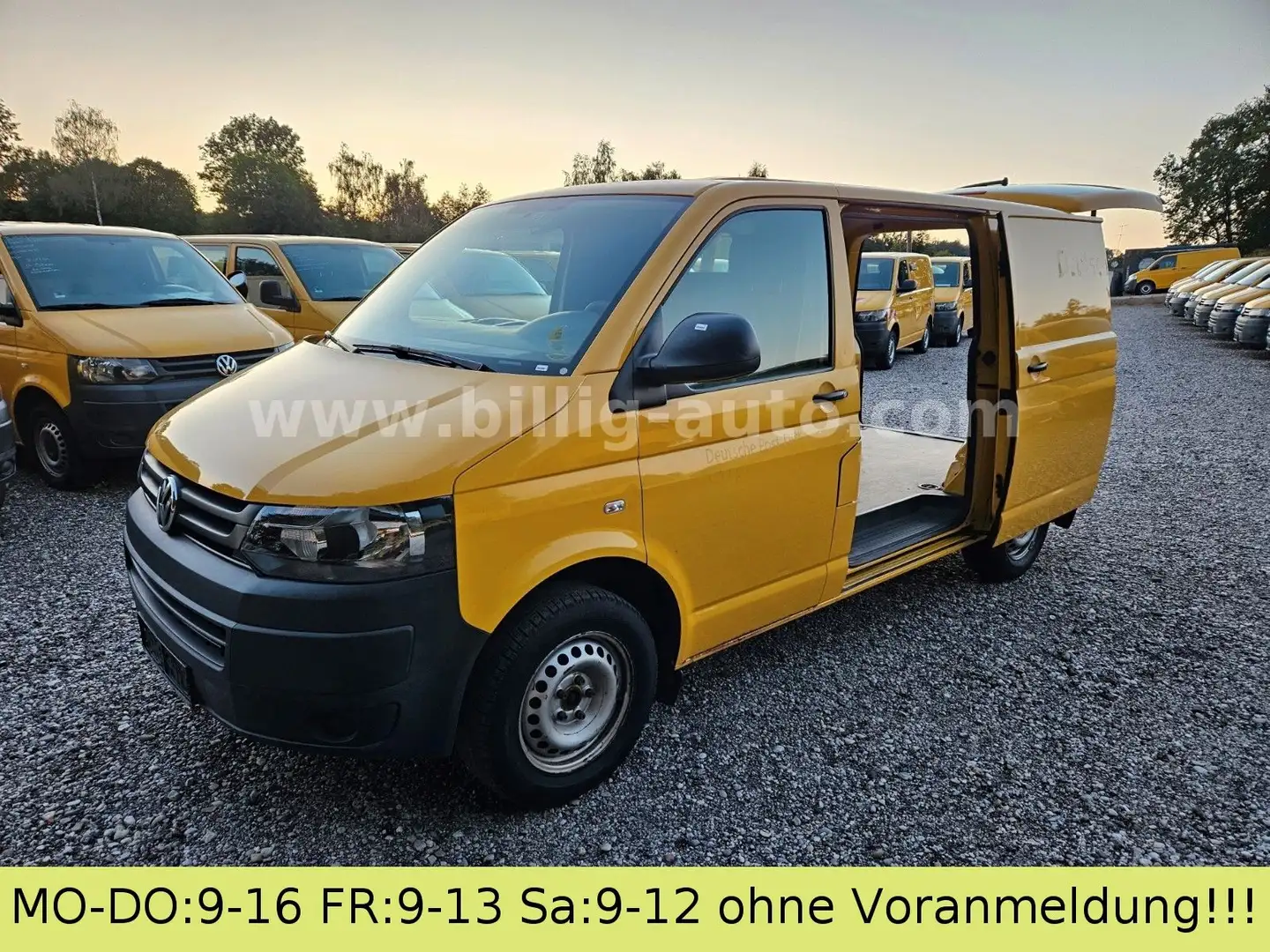 Volkswagen T5 Transporter 2.0TDI EU5*2xSchiebetüre*1.Hand* žuta - 2