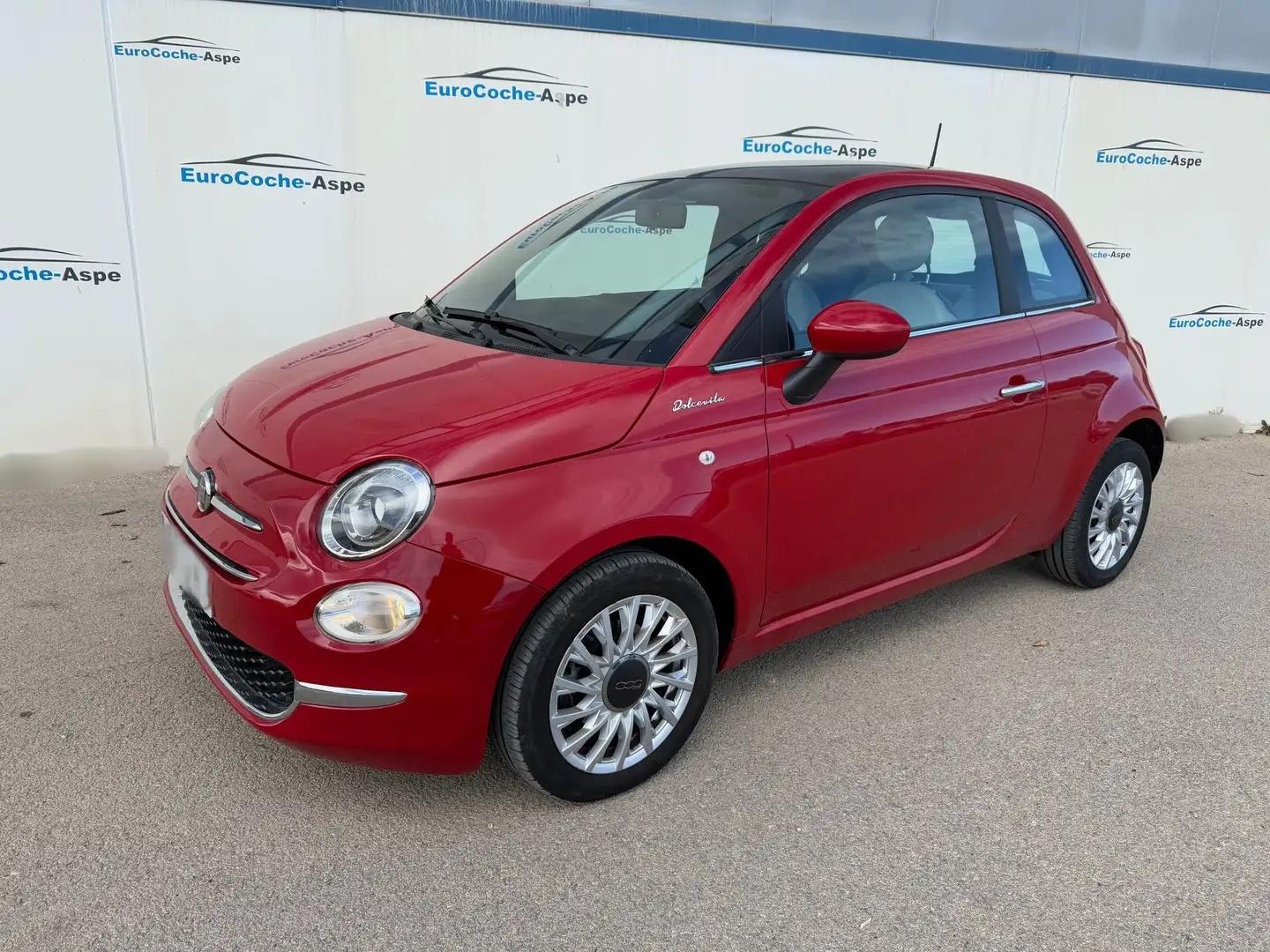 Fiat 500 1.0 Hybrid Dolcevita 52kW Rouge - 1
