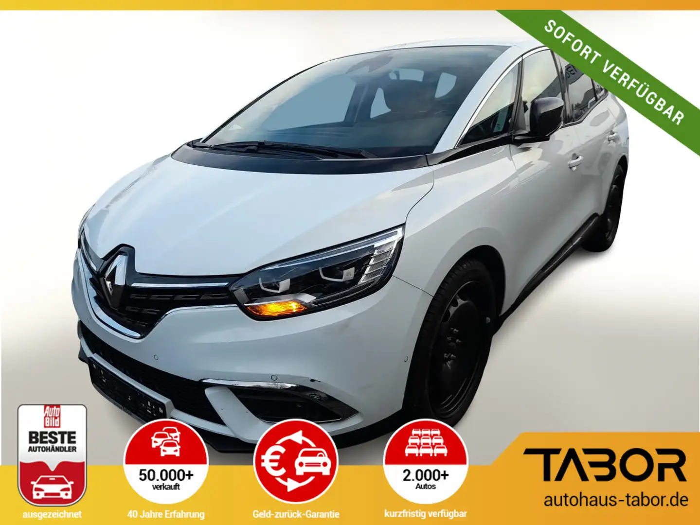 Renault Grand Scenic IV TCe 140 EDC Techno LED Nav PDC Weiß - 1