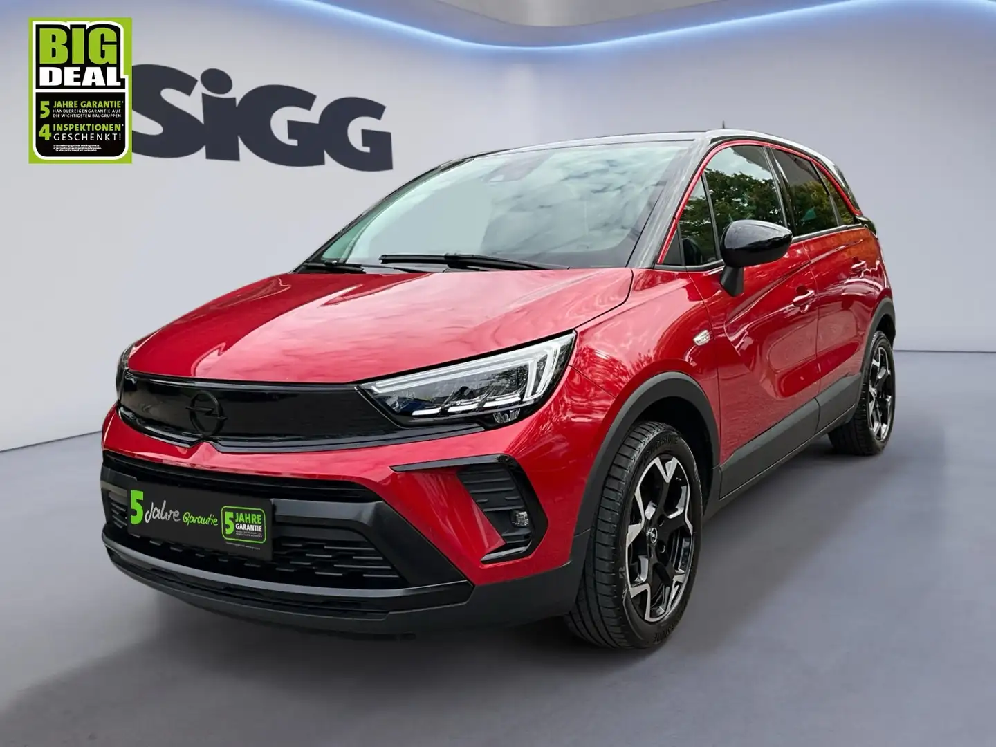 Opel Crossland 1.2 Turbo GS Line Klima Sitzheizung PDC Rot - 2