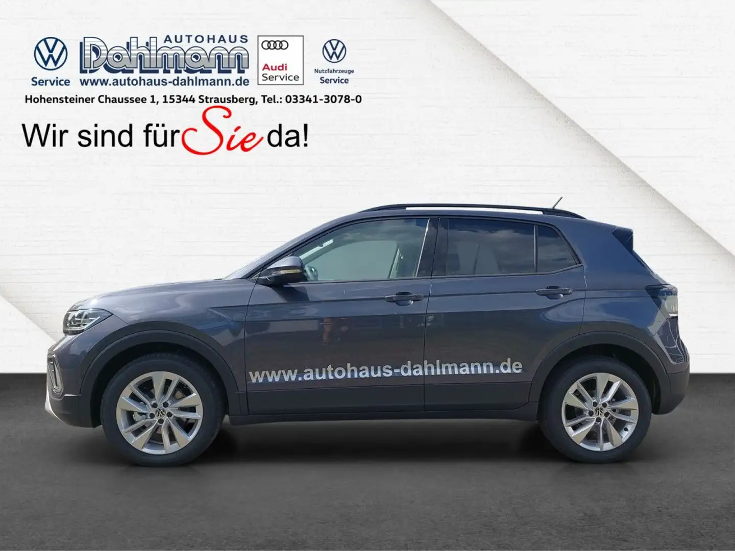 Volkswagen T-Cross T CROSS 1.0 TSI DSG LIFE MATRIX RFK SITZHEZUNG CAR Grau - 2