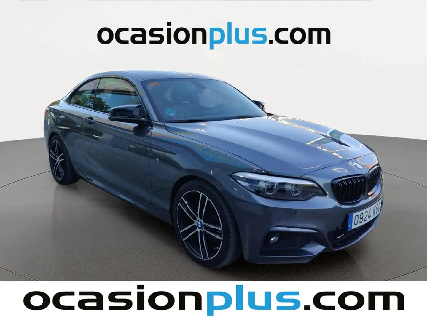BMW 218 218dA Coupé Gris - 2