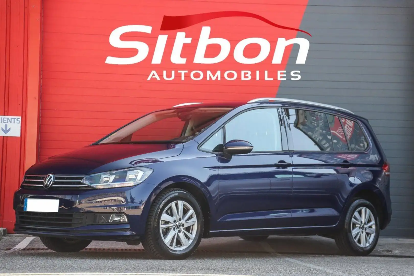 Volkswagen Touran 2.0 TDI 122 Lounge Business 5 places GPS CAMERA CARPLAY Blau - 1