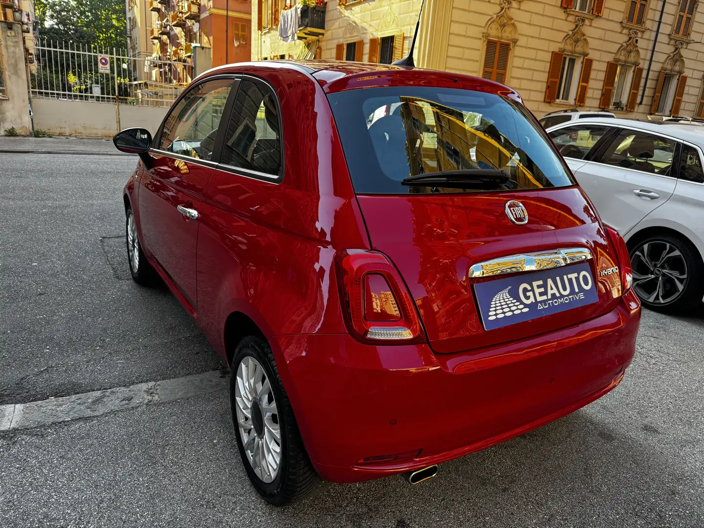 Fiat 500 500 1.0 hybrid Lounge 70cv PERMUTABILE Rood - 2