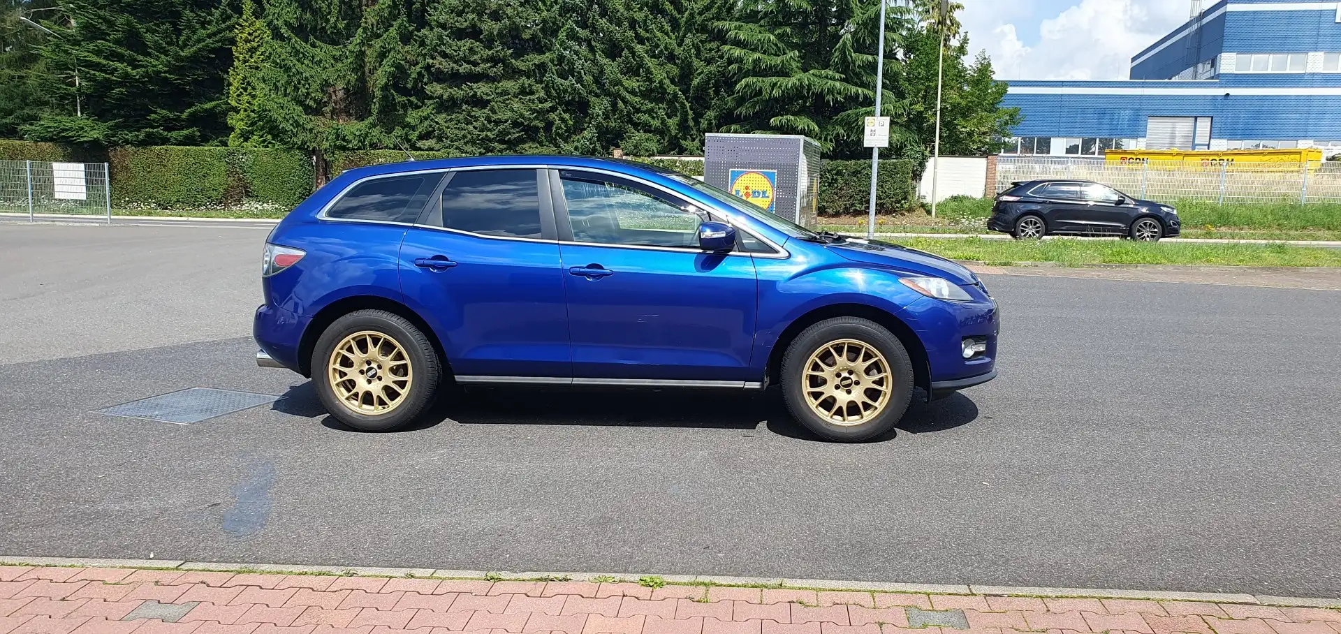 Mazda CX-7 2.3 MZR Allrad Blau - 1