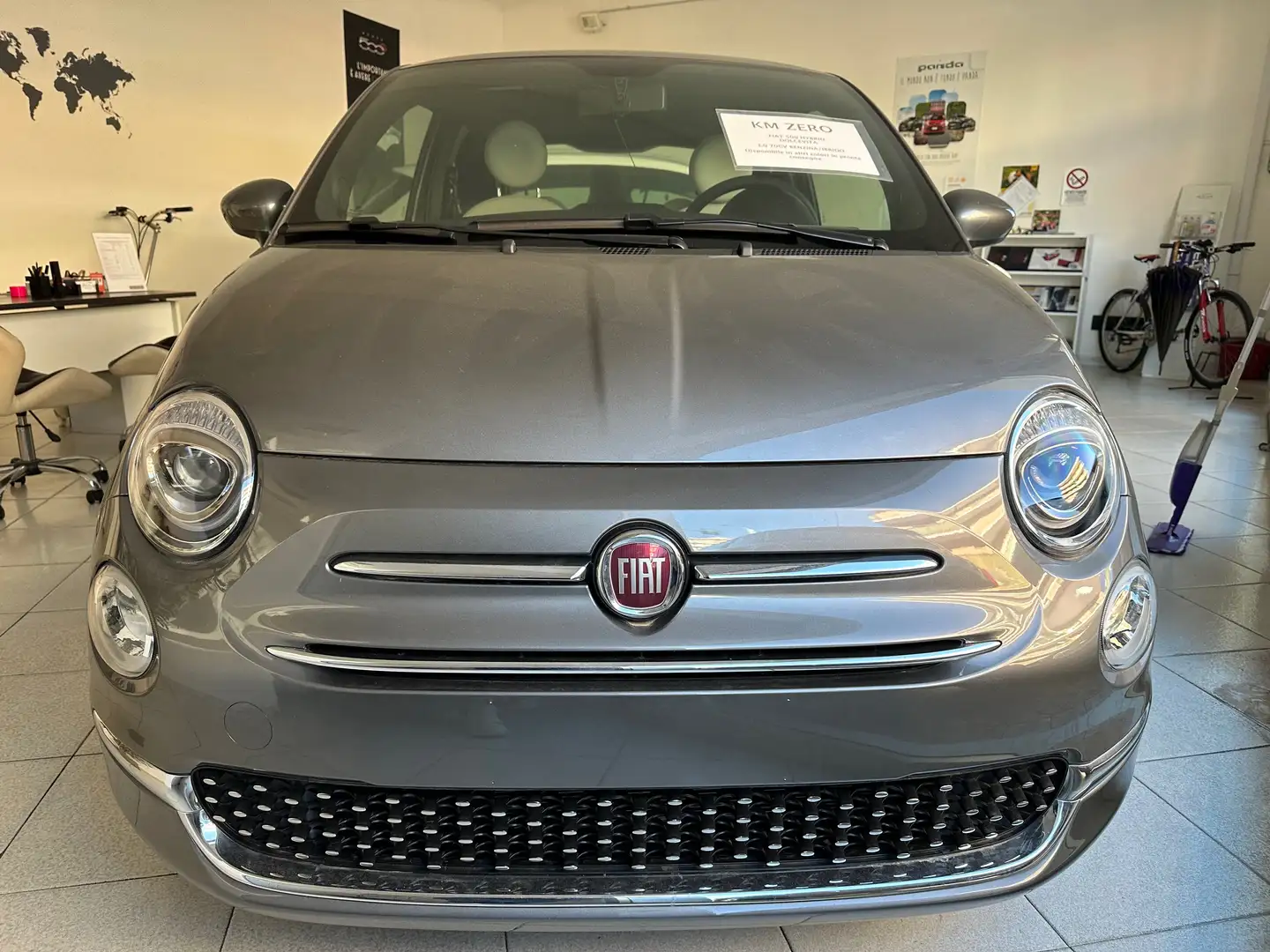 Fiat 500 1.0 hybrid Dolcevita 70cv KM ZERO PRONTA CONSEGNA Grigio - 2