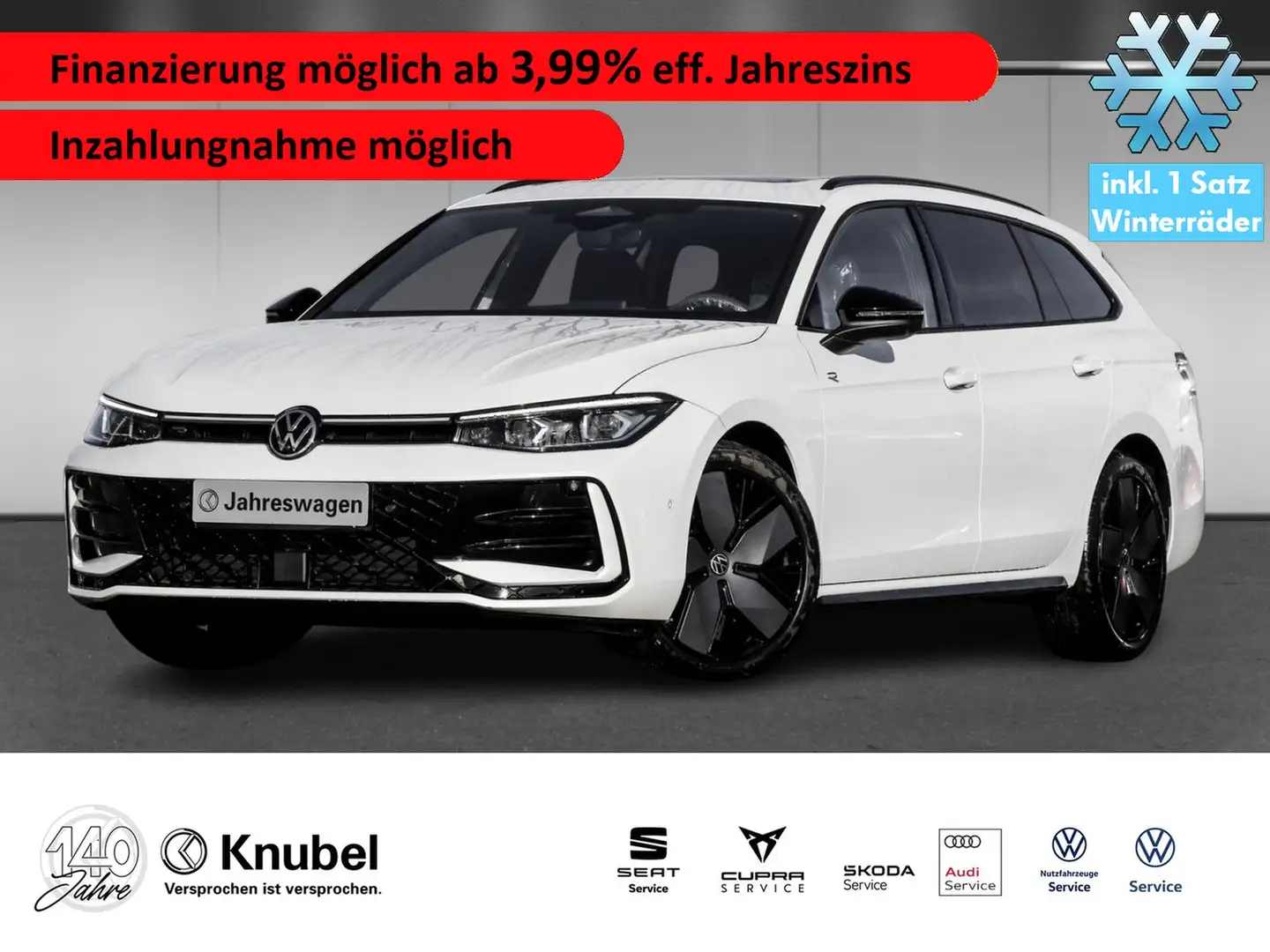 Volkswagen Passat Variant R-Line 2.0 TDI DSG AHK Standhzg. AreaView Keyless Weiß - 1