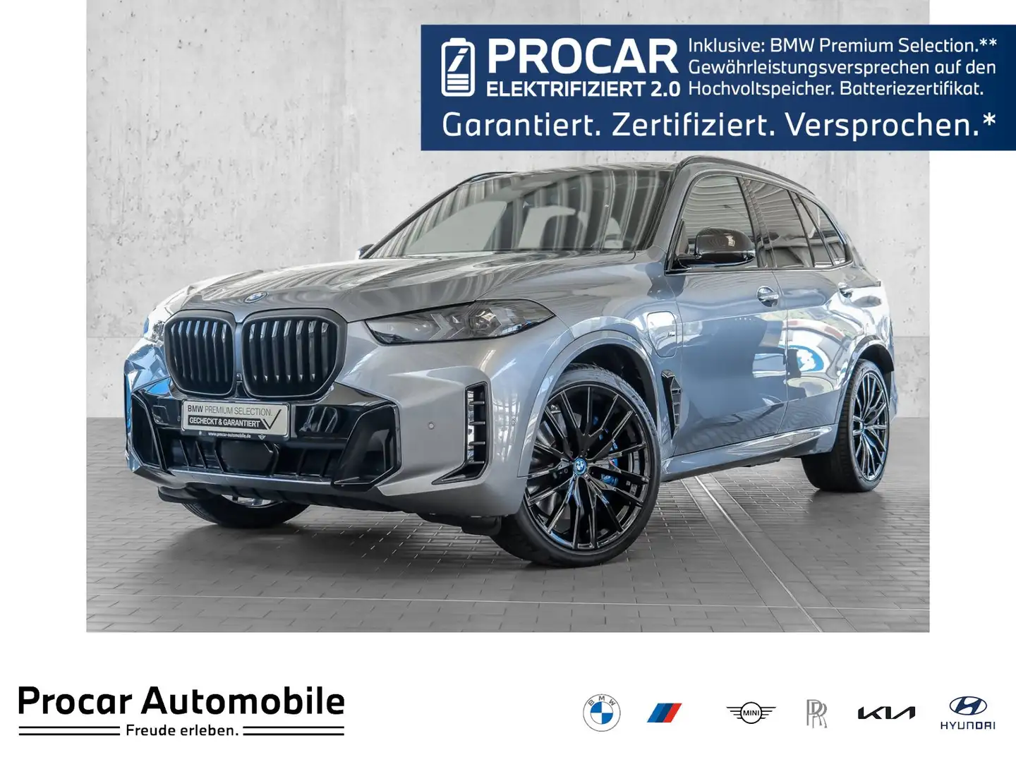 BMW X5 xDrive50e M-SportPro Pano 22Zoll M-Sitze Anhängk. Grau - 1