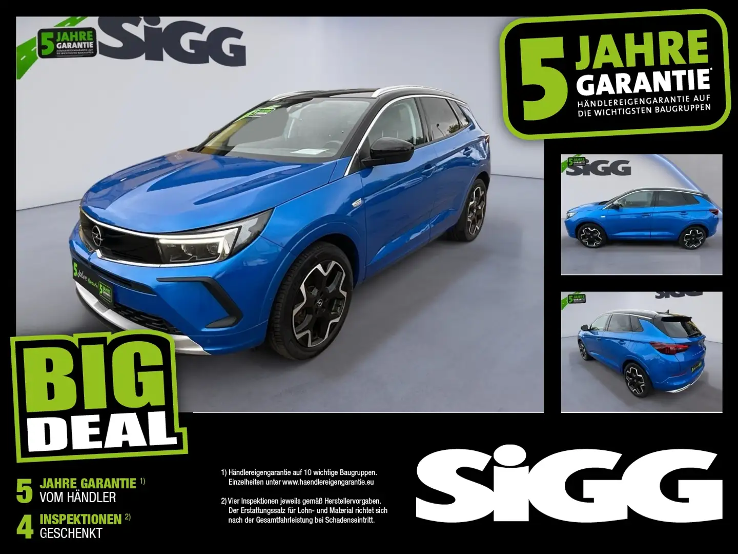 Opel Grandland 1.6 Turbo Ultimate Plug In Hybrid AHK Bleu - 1