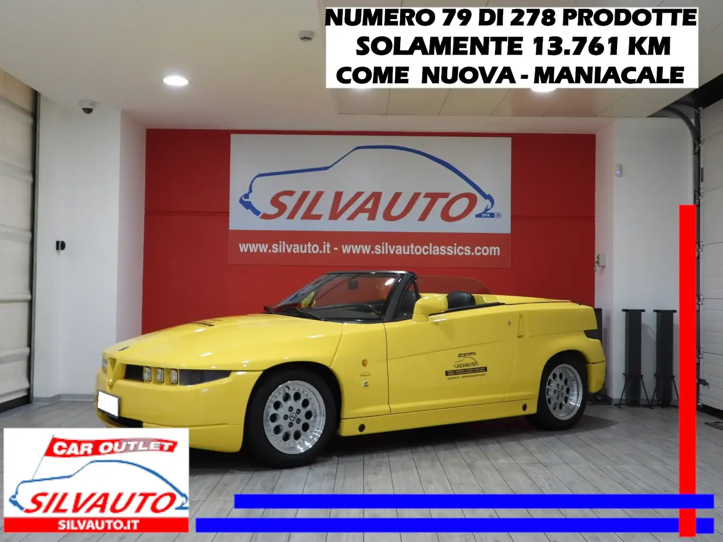 Alfa Romeo RZ "ROADSTER ZAGATO" - SOLAMENTE 16.761KM (1995) Żółty - 1