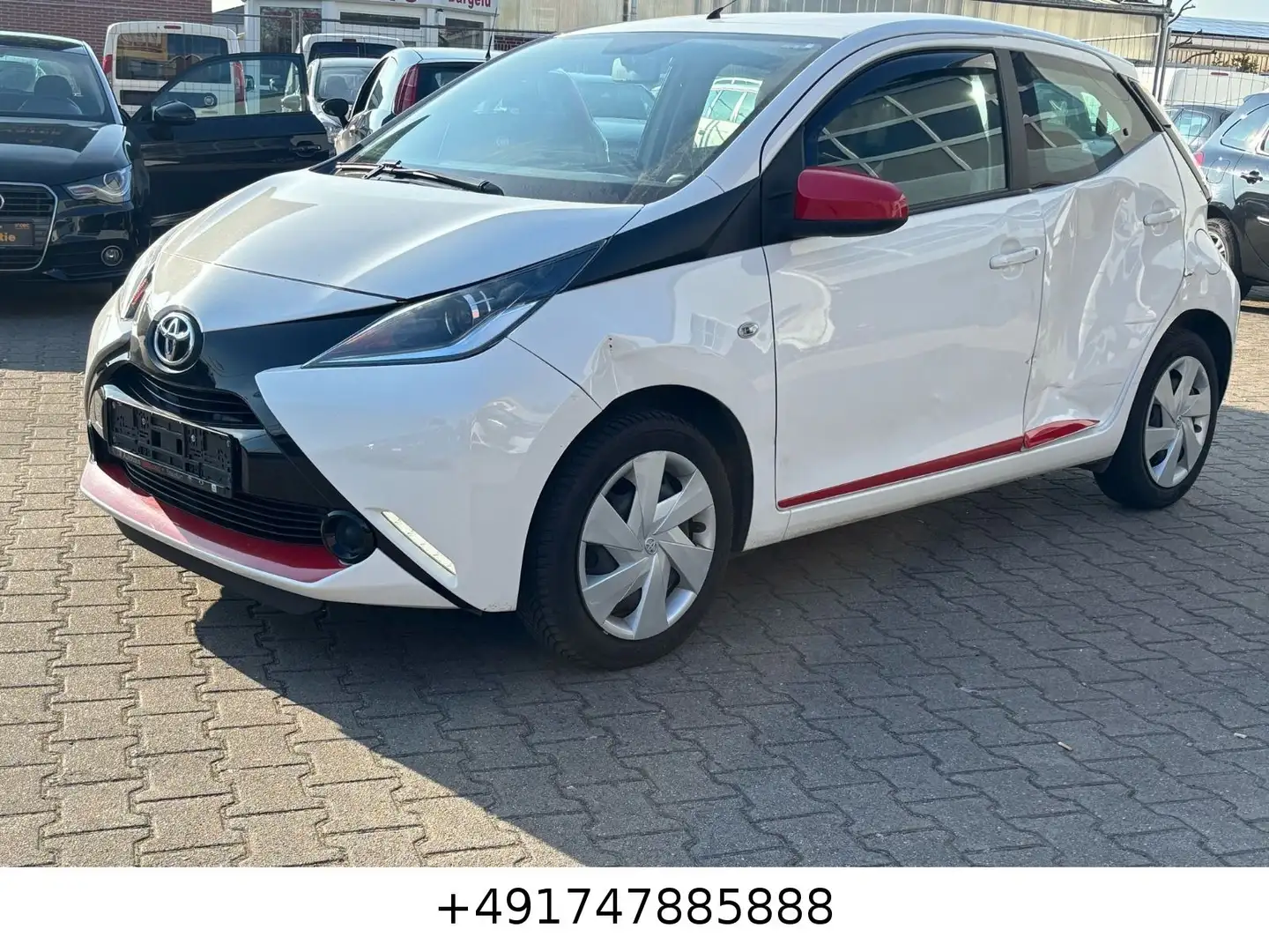 Toyota AYGO x-play/Klima/Scheckheft/Euro 6/ Weiß - 2