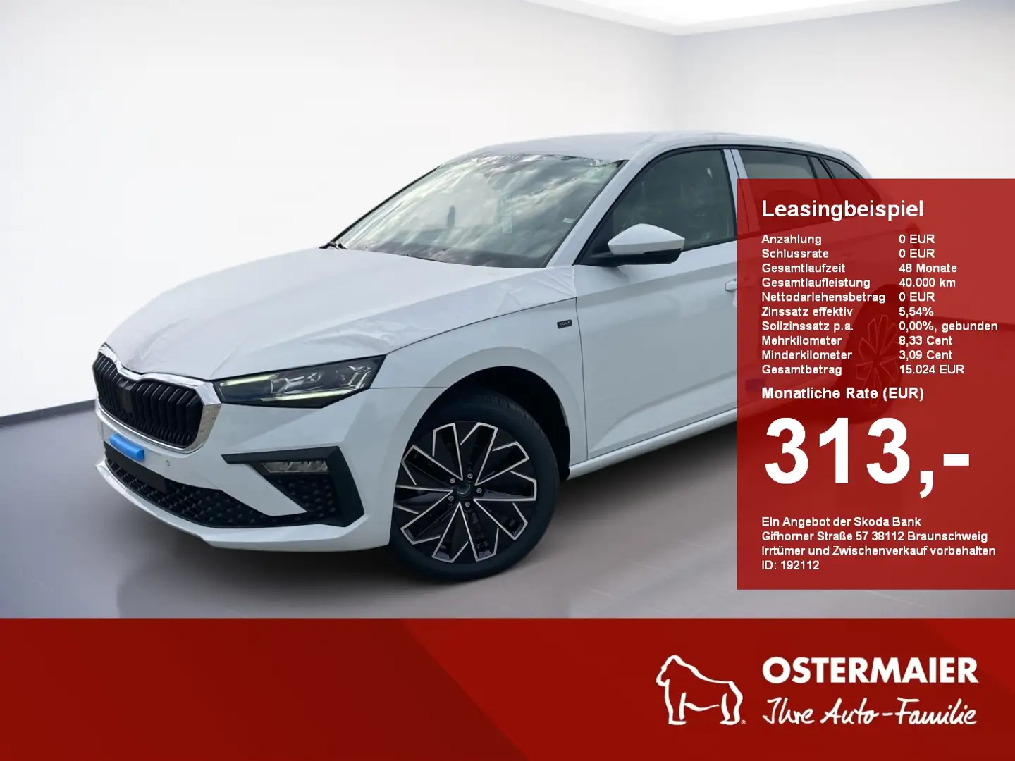Skoda Scala Tour 1.5TSI LED.DSG.PANO.LaneA.AHK-VORB.PDC.AMBIEN Wit - 1