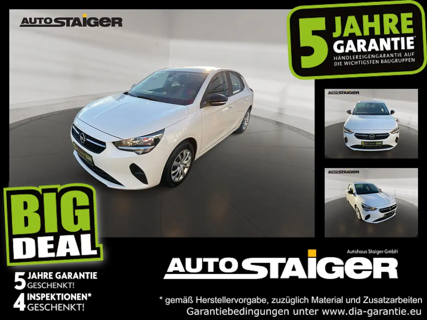 Opel Corsa F 1.2 Edition SHZ+Kam.+PDC+SpurH... Blanc - 1