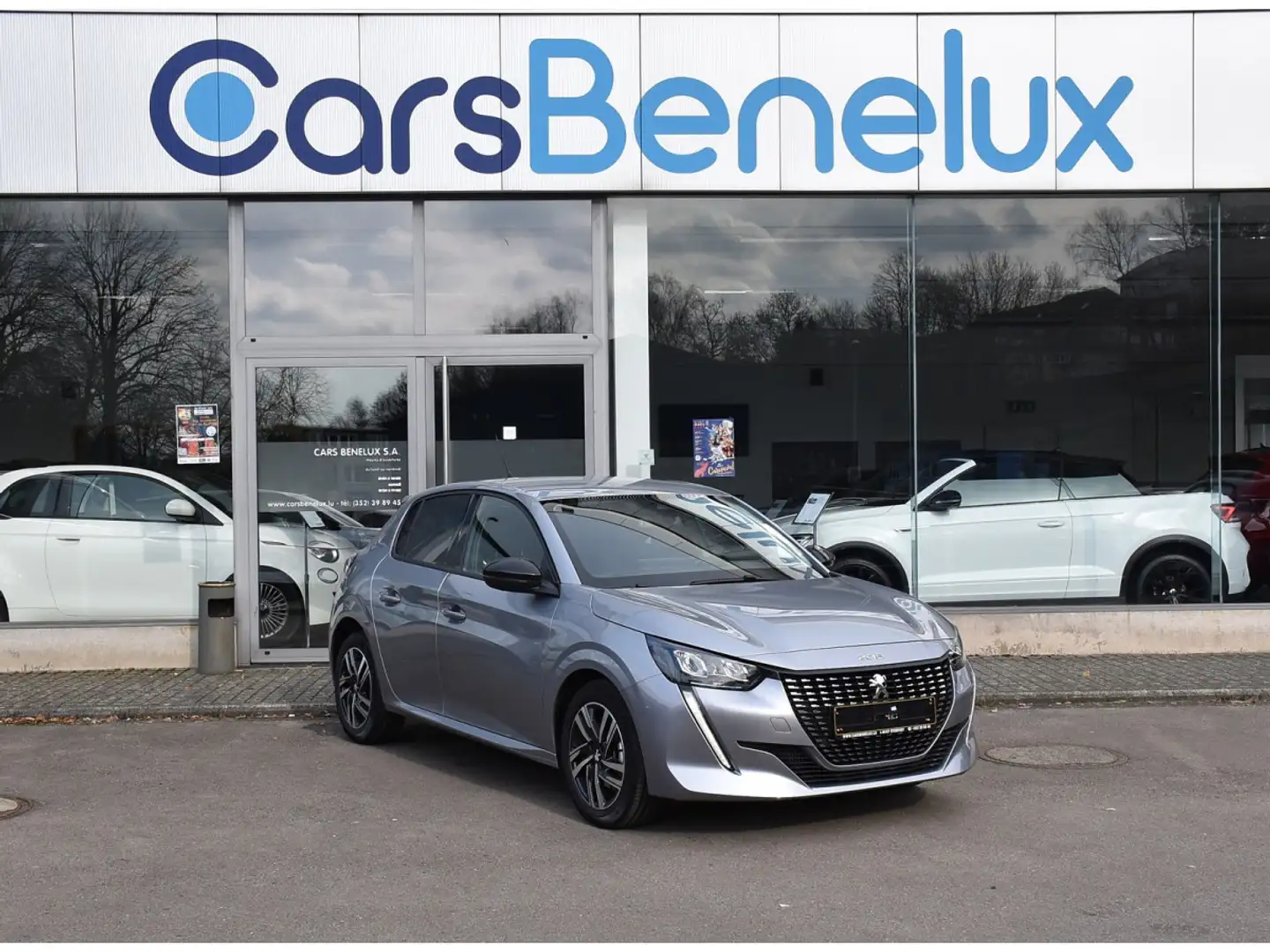 Peugeot 208 1.2 PureTech Allure REGUL GPS LANE CAM KEYLESS 1° Argent - 1