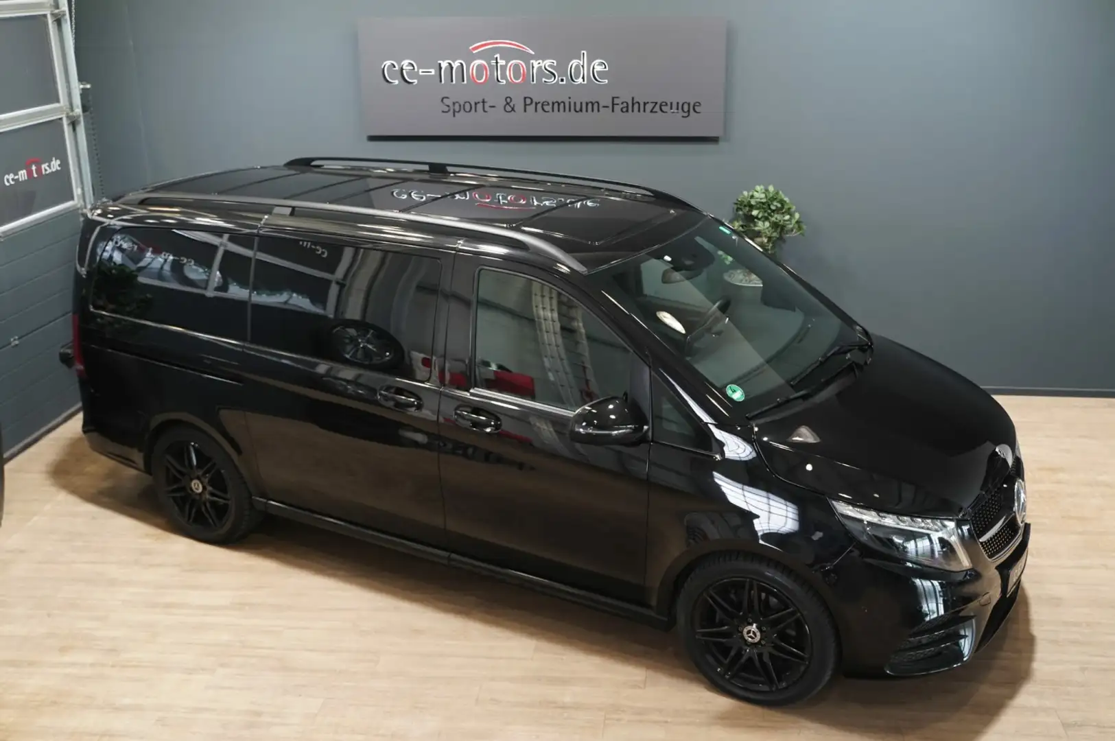 Mercedes-Benz V 300 V 300d AMG lang *AHK*STANDHEIZUNG*Burmester*360° Zwart - 2