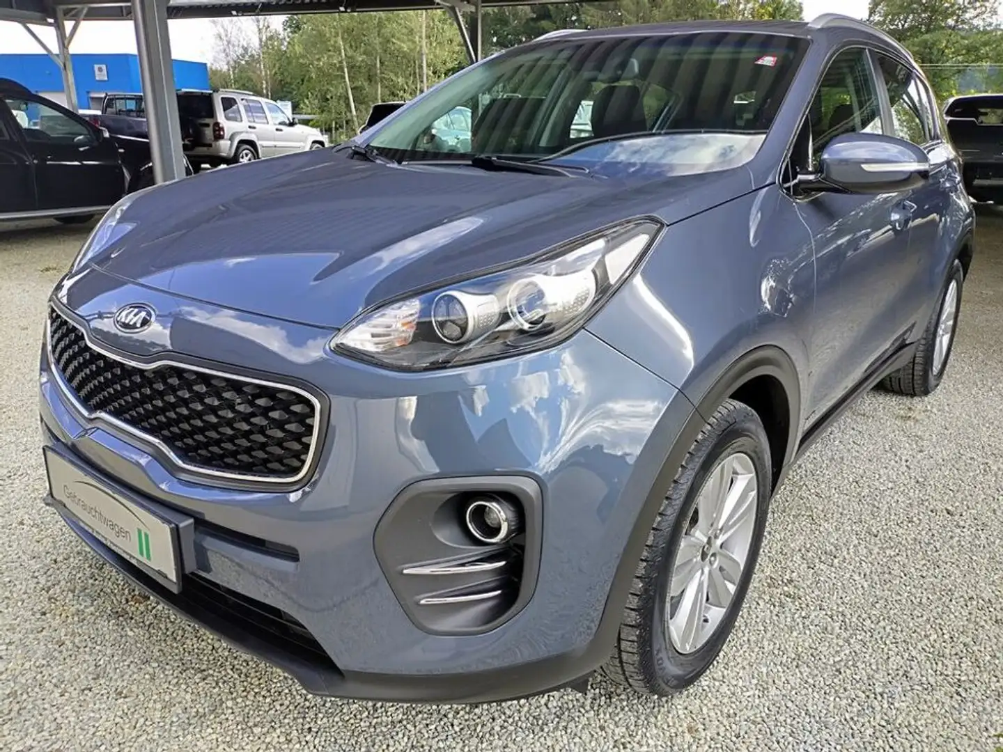 Kia Sportage Silber 4WD !1.Besitz/Serviceheft! Blau - 1