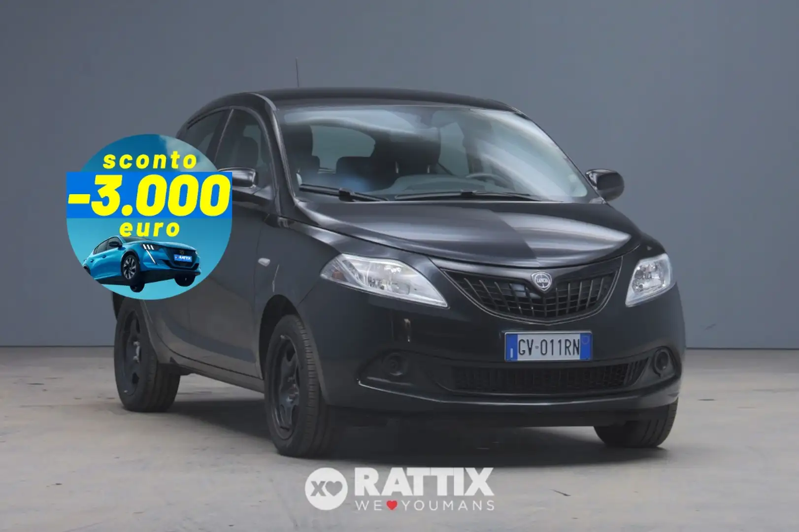 Lancia Ypsilon 1.0 Firefly Hybrid 70CV Silver 5p.ti Nero - 1