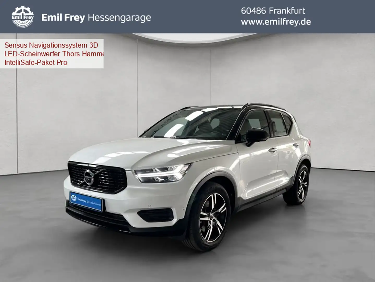 Volvo XC40 XC40 D4 AWD R-Design Aut PilotAssist BLIS 360° Weiß - 1