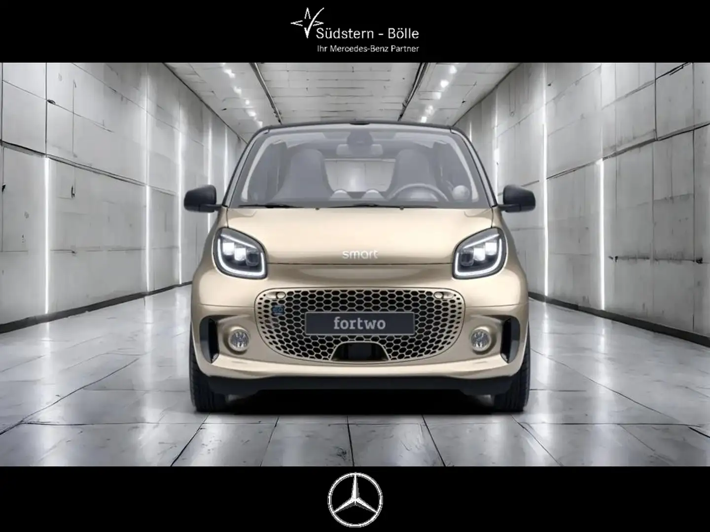 smart forTwo EQ  cabrio +SHZ+AMBIENTE+KAMERA+LED Bej - 2