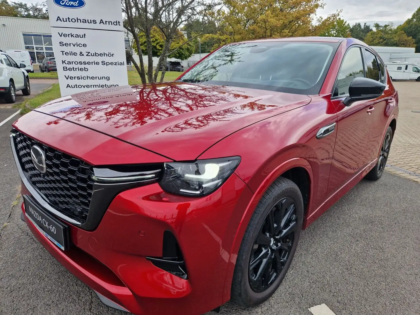 Mazda CX-60 PHEV HOMURA *AWD*Matrix-LED*ACC*360°*BOSE Rot - 1