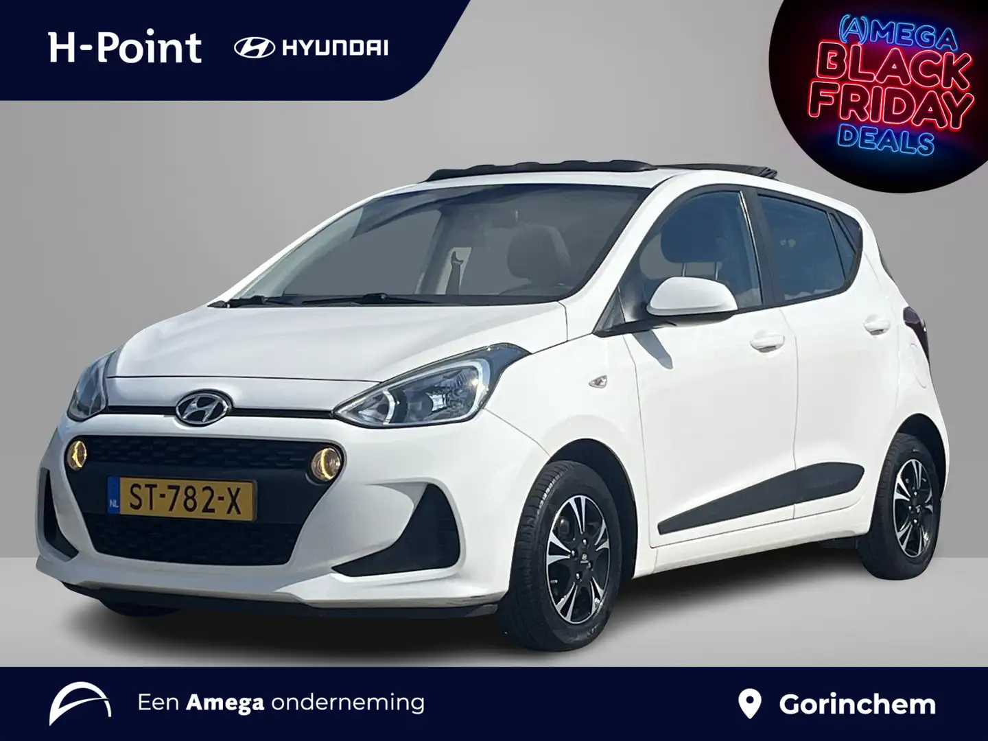 Hyundai i10 1.0i Comfort | Schuifdak-Vouwdak| Navigatiesystee Blanc - 1