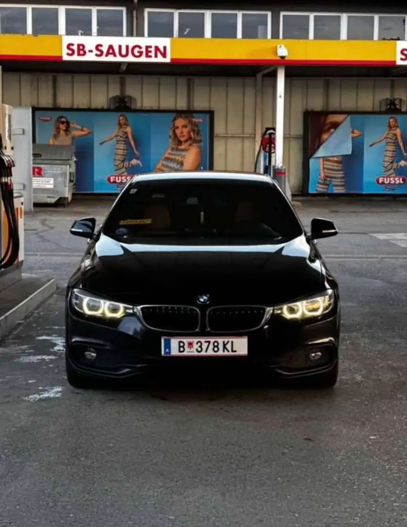 BMW 418 418d Gran Coupe Sport Line Aut. Schwarz - 1