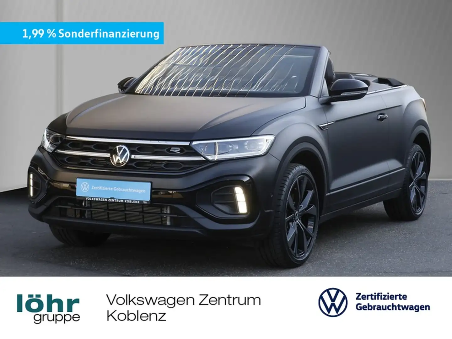 Volkswagen T-Roc Cabriolet 1.5 TSI DSG R-Line Black Edition Schwarz - 1