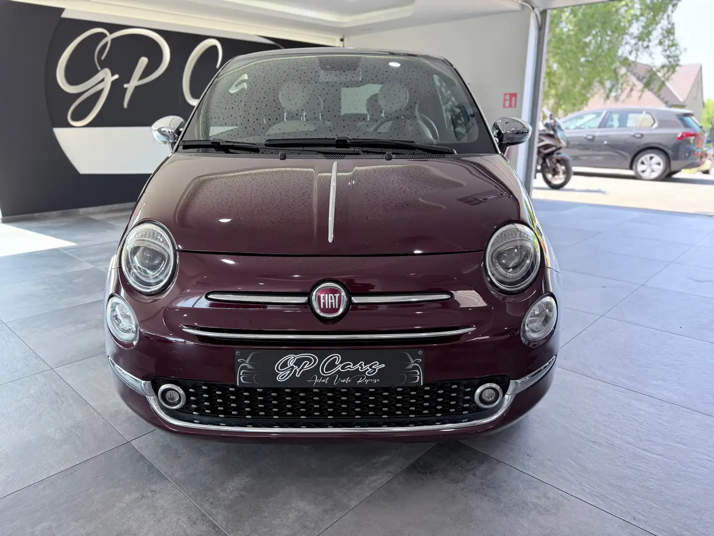 Fiat 500 1.0i MHEV Dolce Vita toit Panoramique+Siege Sport Mauve - 2