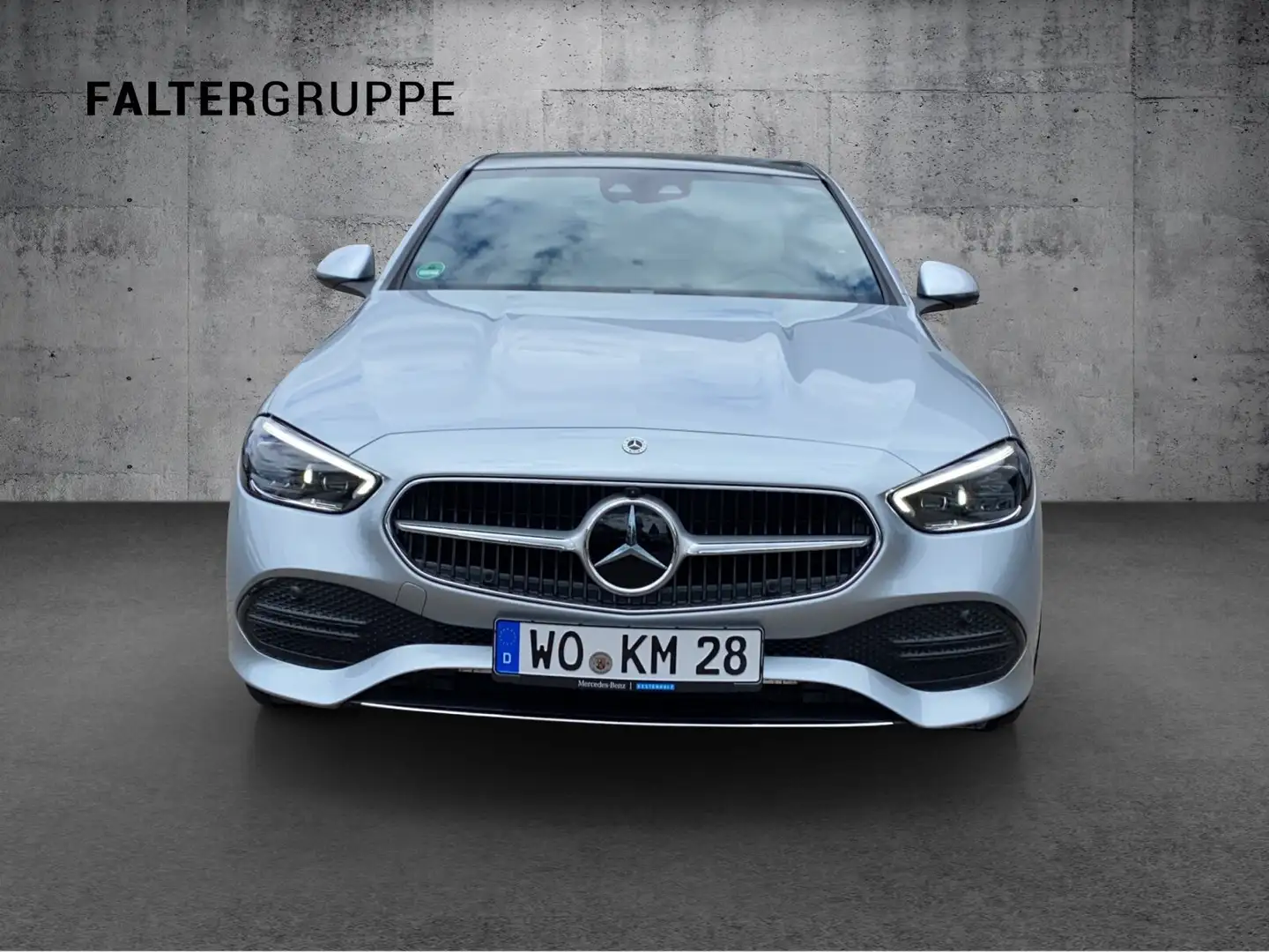 Mercedes-Benz C 220 C 220 d AVANTGARDE+360°+DISTRO+PANO+HUD+BURME Silber - 2