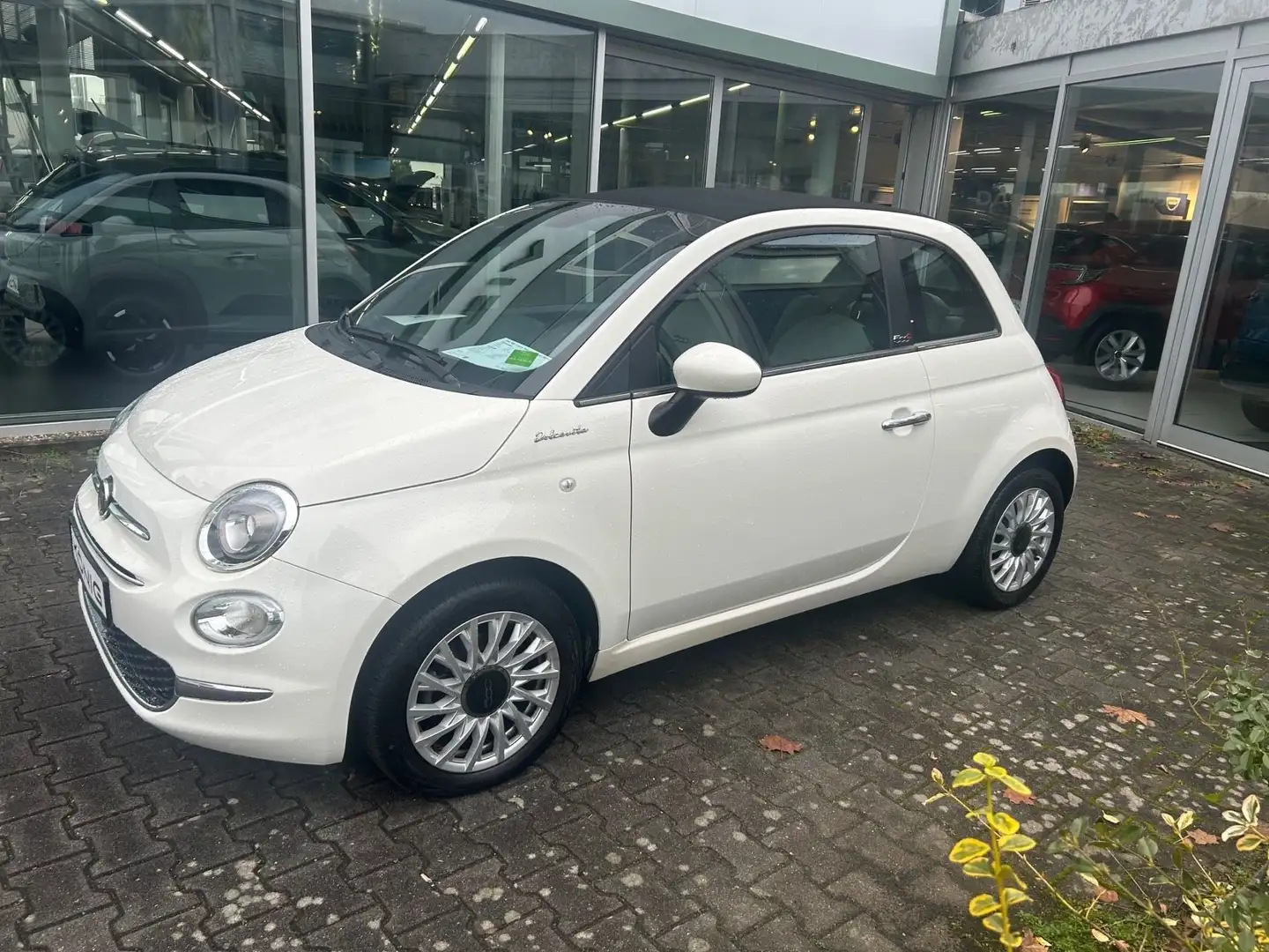 Fiat 500C Cabrio Dolcevita Carplay*Klima*Alufelgen Wit - 1