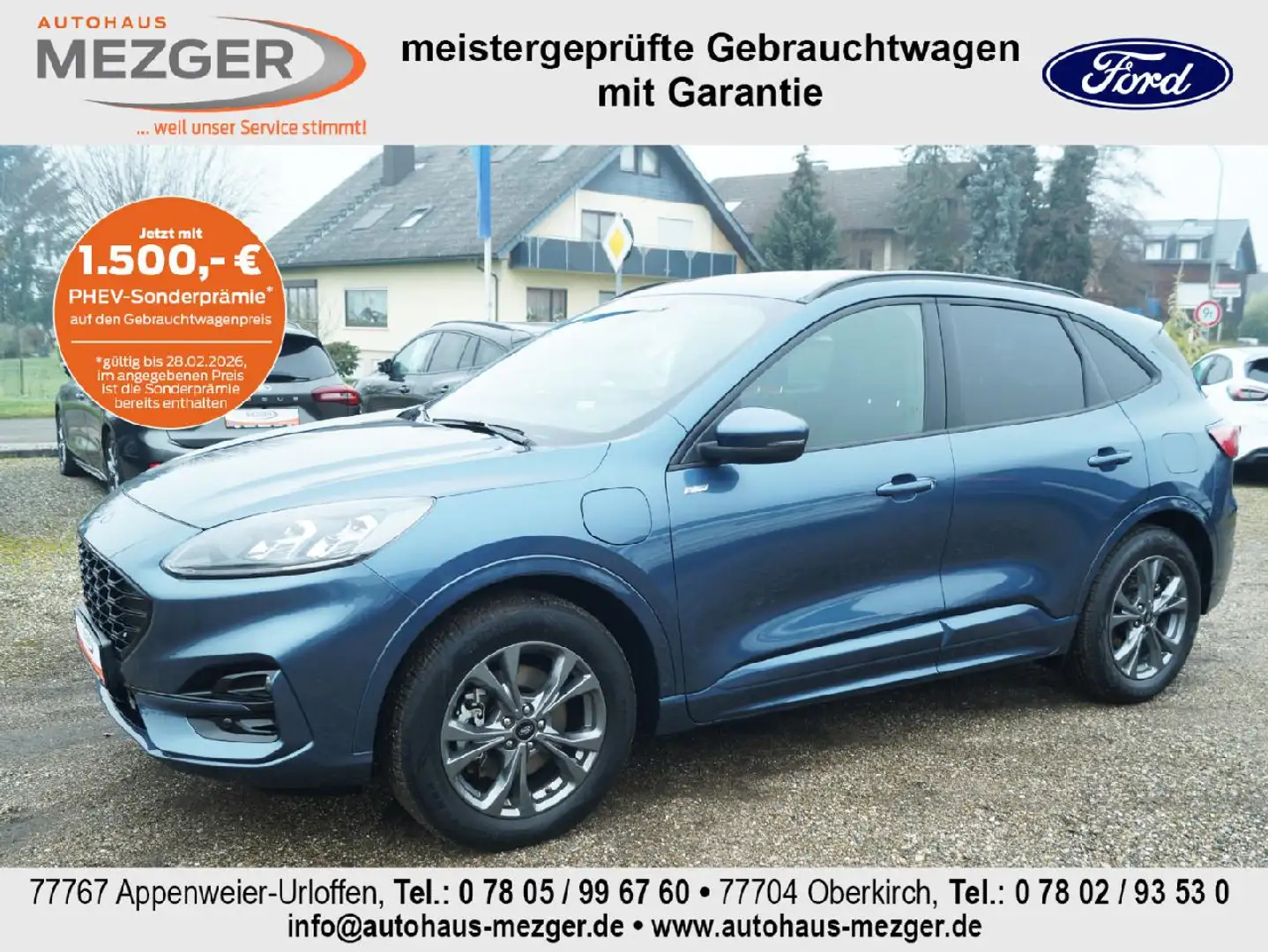 Ford Kuga Plug-In Hybrid ST-Line X Bleu - 2