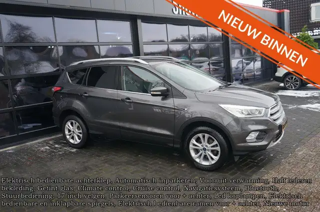 Ford Kuga 1.5 EcoBoost Titanium, Aut inparkeren, Navi, Leder