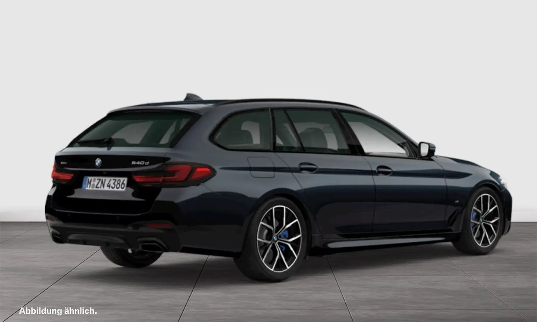BMW 540 d xDrive M-Sport Aut Nav LED h&k Pano Standhz Schwarz - 2