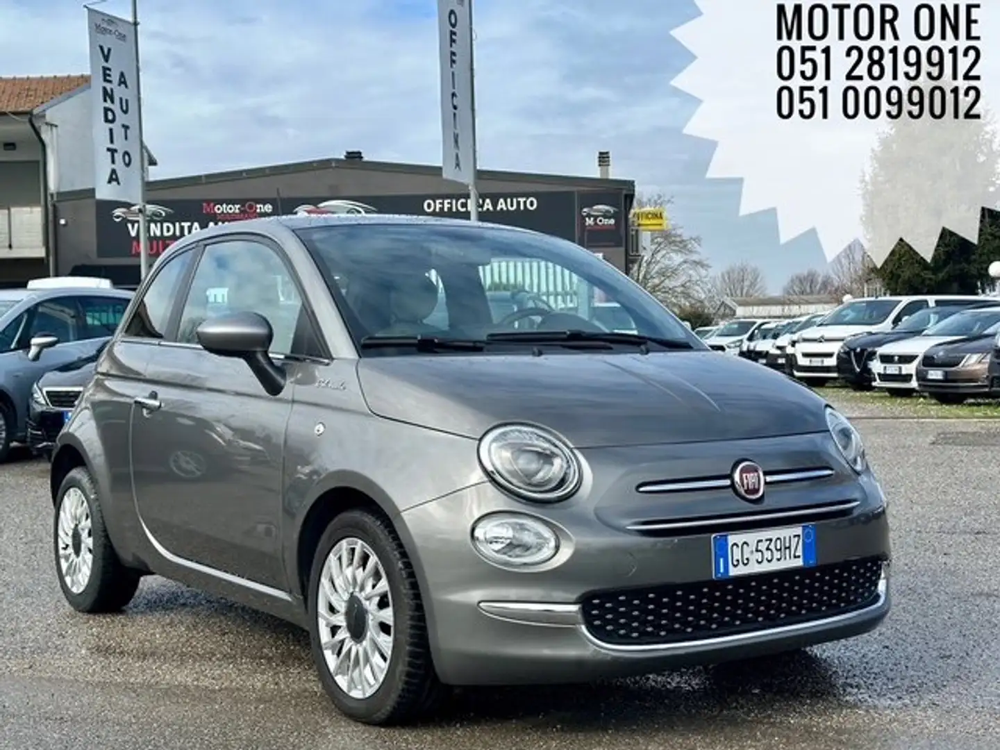 Fiat 500 1.0 hybrid Dolcevita 70cv Grigio - 1