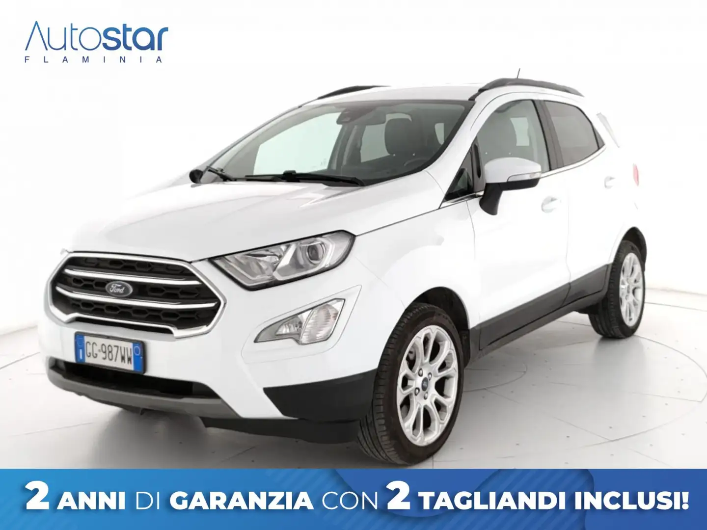 Ford EcoSport 1.0 ecoboost Titanium s&s 125cv my20.25 Bianco - 1