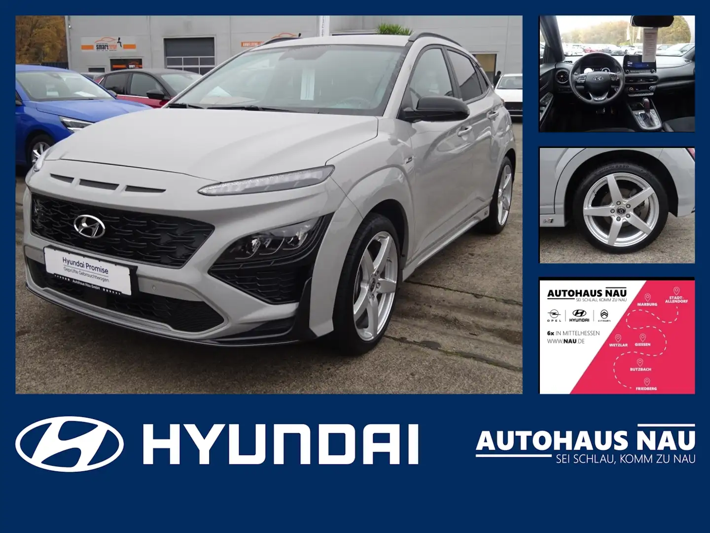 Hyundai KONA N Line 1.6 T-GDI inkl. BigDeal Grau - 1
