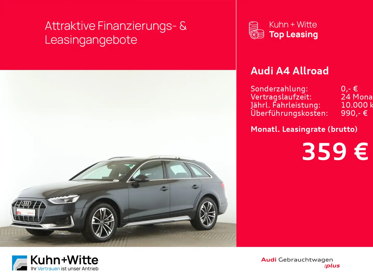 Audi A4 allroad A4 allroad 45 TFSI quattro *VC*PDC*LED*RFK*MMI-P Šedá - 1