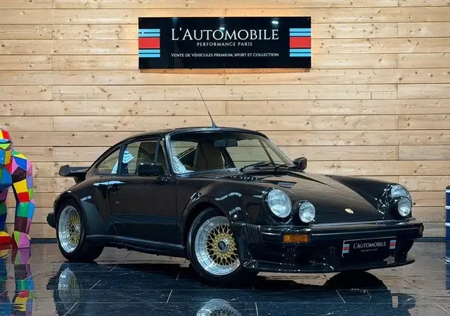 Porsche 930 (930) turbo 3.3 300cv jantes bbs mokka braun pc av type rsr