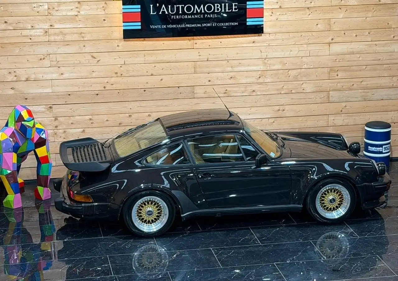 Porsche 930 (930) turbo 3.3 300cv jantes bbs mokka braun pc av type rsr, foto 2